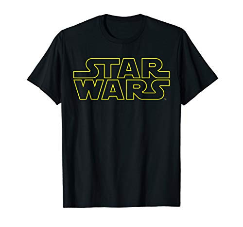 Star Wars Simple Logo Outline Graphic TShirt TShirt
