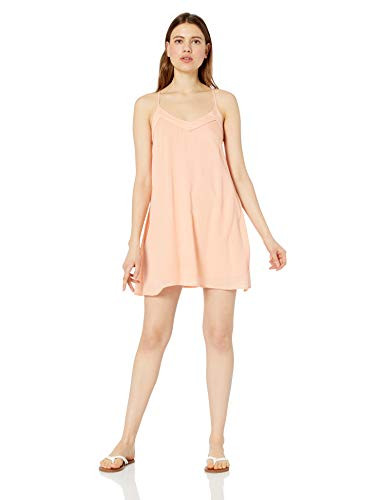 Roxy Junior s Off We Go Strappy Dress Salmon M