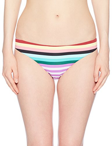 Bikini Lab Junior s Stripe Out CinchedBack Hipster Bikini Bottom Multi Large