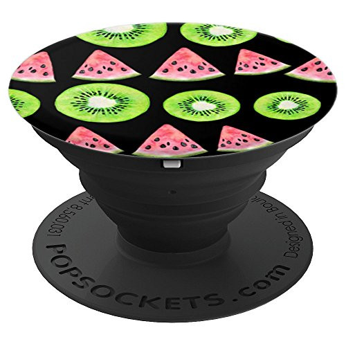 Summer Tropical Fruit Watermelon Kiwi PopSockets Grip and Stand for Phones and Tablets