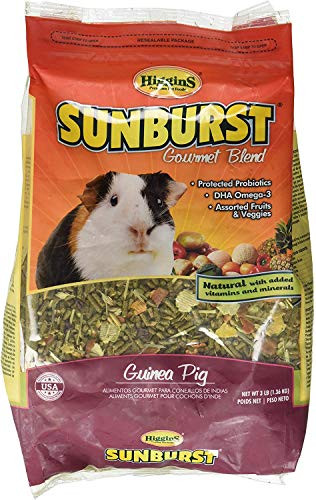Higgins SUNBURST GOURMET BLEND Guinea Pig Food 3 lb  bag  Fast Delivery