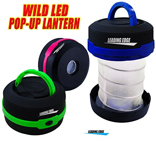 Leading Edge Wild Led Pop Up Lantern  Colors may vary