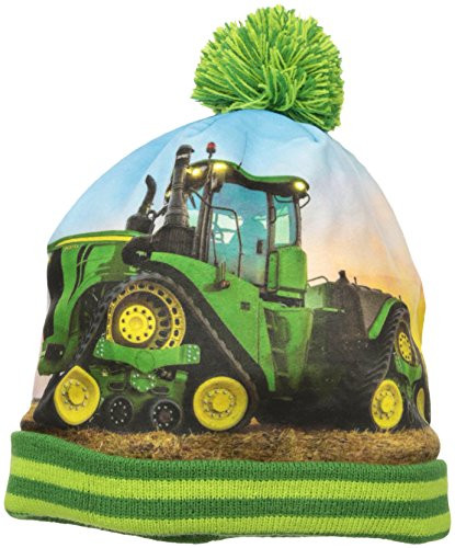 John Deere Boys  Little Winter Hat Green Toddler