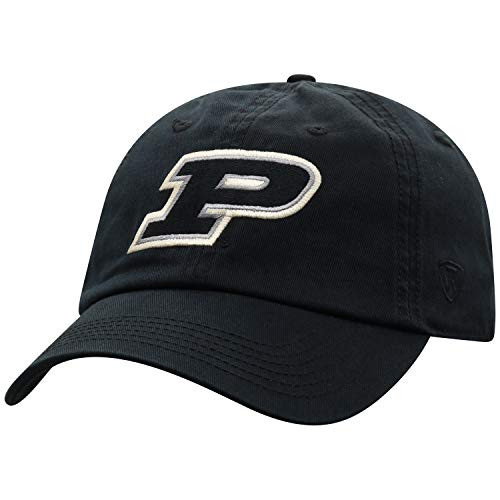 Top of the World Purdue Boilermakers Men s Adjustable Relaxed Fit Black Icon hat Adjustable