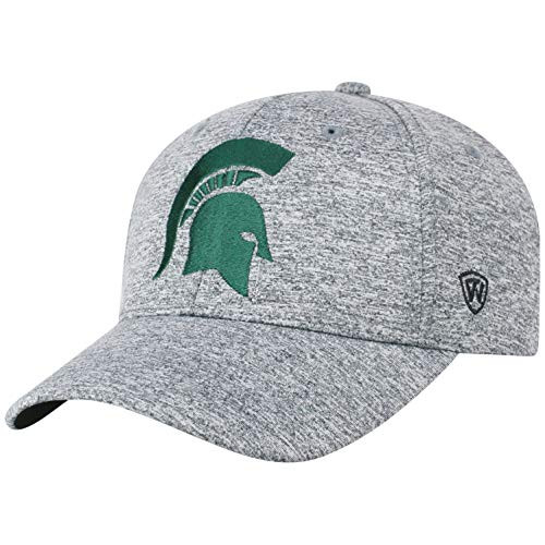Top of the World Michigan State Spartans Men s Adjustable Steam Charcoal Icon hat Adjustable