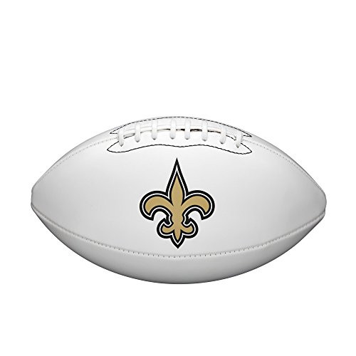 NFL Team Logo Autograph Football New Orleans Saints NFL Team Logo Autograph Football New Orleans Saints