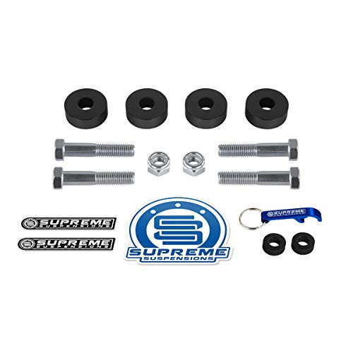 Supreme Suspensions  Differential Drop Kit for Chevy Silverado 1500 4WD and GMC Sierra 1500 4WD CNC Machined Diff Drop Kit Including Bolts