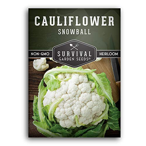 Survival Garden Seeds  Snowball Cauliflower Seed for Planting  Packet with Instructions to Plant and Grow Your Home Vegetable Garden  NonGMO Heirloom Variety