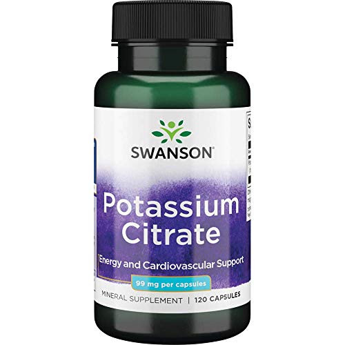 Swanson Potassium Citrate 99 Milligrams 120 Capsules