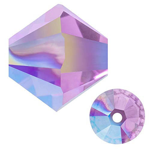 Swarovski Crystal 5328 Crystal Bicone Beads 3mm Light Amethyst Shimmer 2X Pack of 144