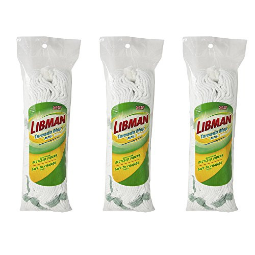 Libman Tornado Mop Refills, 3 Pack