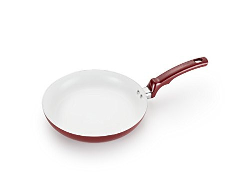 T-fal C99207 Ceramic Chef Fry Pan, 11.5-Inch, Red