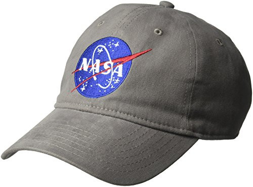 Concept One Men s NASA Washed Twill Baseball Cap Adjustable Grey One Size