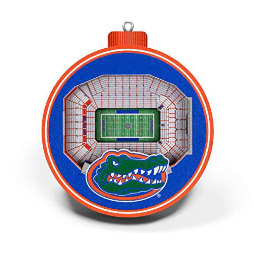 YouTheFan NCAA Florida Gators 3D StadiumView Ornament  Ben Hill Griffin Stadium