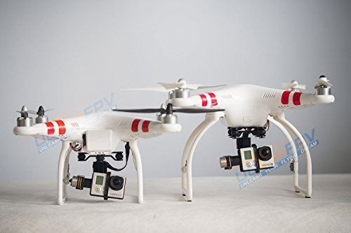 SummitLink Tall Landing Gear White for DJI Phantom 1 2 Vision Plus Quadcopter Wide  High Extended