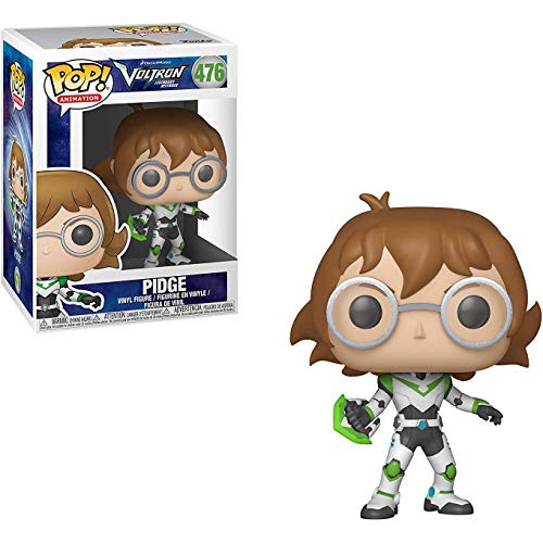 Funko Pidge: Voltron - Legendary Defender x POP! Animation Vinyl Figure & 1 PET Plastic Graphical Protector Bundle [#476 / 34196 - B]