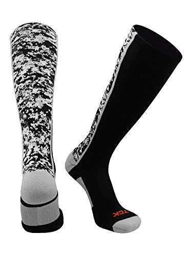 TCK Digital Camo OTC Socks Black Large