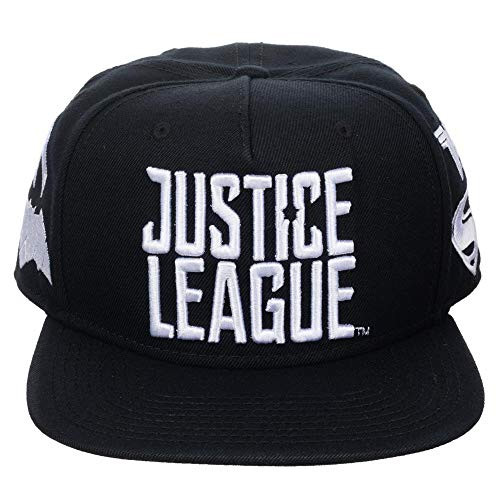 DC Comics Justice League Superhero Logos Snapback Hat DC Comics Justice League Superhero Logos Snapback Hat