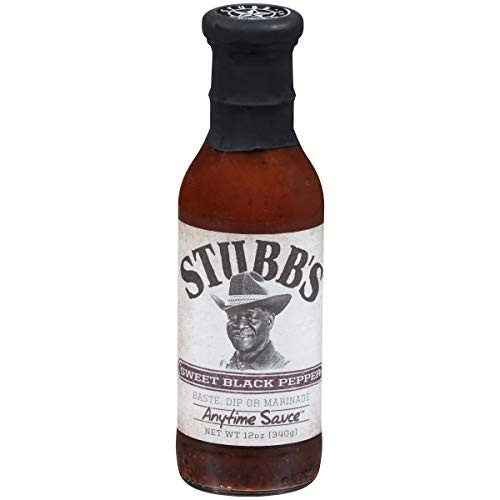 Stubb s Sweet Black Pepper Anytime Sauce 12 oz Stubb s Sweet Black Pepper Anytime Sauce 12 oz