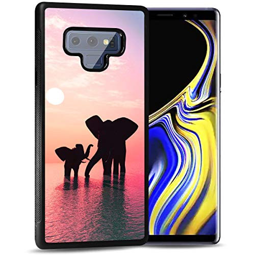 for Samsung Note 9 Galaxy Note 9 Durable Protective Soft Back Case Phone Cover NiceTEK HOT12413 Elephant Family 12413