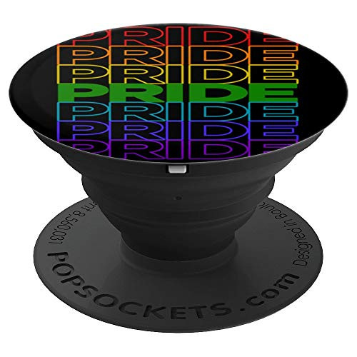 Thank You Grocery Bag Gift Have A Gay Day Rainbow Pride PopSockets Grip and Stand for Phones and Tablets