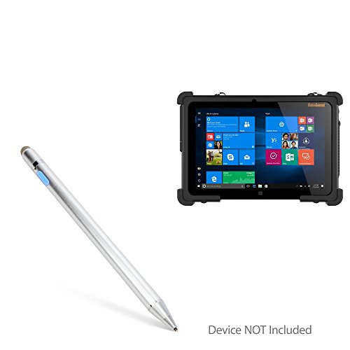 MobileDemand xTablet Flex 10A Stylus Pen BoxWave AccuPoint Active Stylus Electronic Stylus with Ultra Fine Tip for MobileDemand xTablet Flex 10A  Metallic Silver