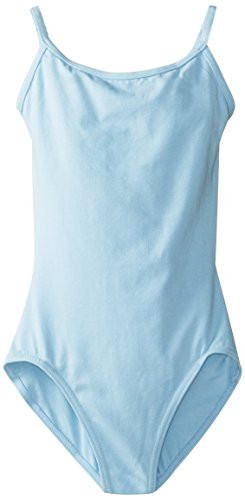 Capezio Big Girls  Classics Camisole Leotard with Adjustable Straps Light Blue Medium