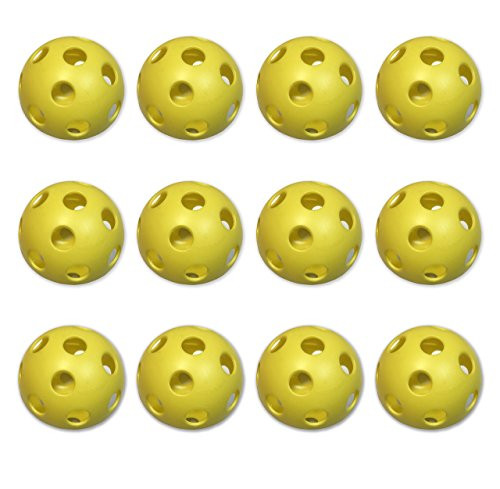 Cannon Sports Plastic Softballs Yellow 12 Count