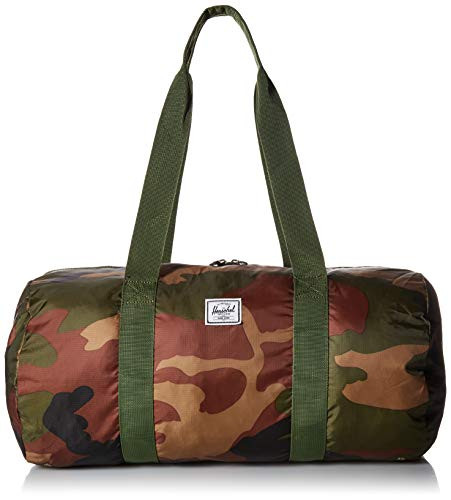 Herschel 1061501899OS Packable Weekend Duffel Bag Woodland Camo One Size 22 0L