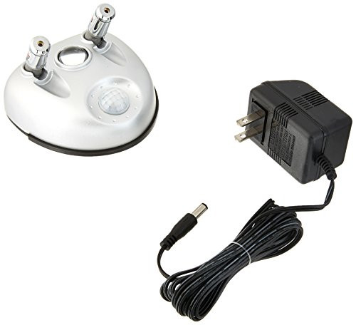 MAXSA 37314 Park Right Dual Laser Parking Guide with Motion Sensor LED light Silver