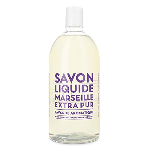 Compagnie de Provence Savon de Marseille Extra Pure Liquid Soap Aromatic Lavender 33 8 fl oz Plastic Bottle Refill Compagnie de Provence Savon de Marseille Extra Pure Liquid Soap Aromatic Lavender 33 8 fl oz Plastic Bottle Refill