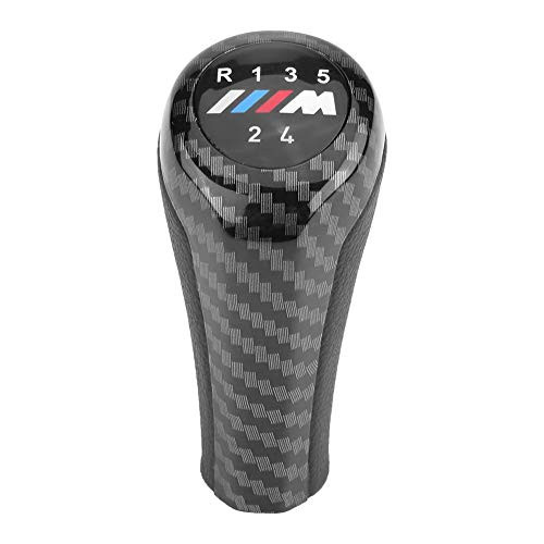 KIMISS 5 Speed Gear Shift Knob Shifter Head for E30 E32 E34 E36 E38 E39 E46 E53 E60 E63 E83 E84 E90 E91