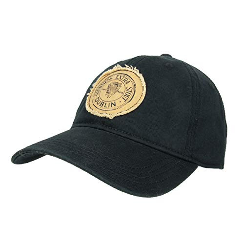 Extra Stout Label Guinness Baseball Cap Black and Official Logos Extra Stout Label Guinness Baseball Cap Black and Official Logos