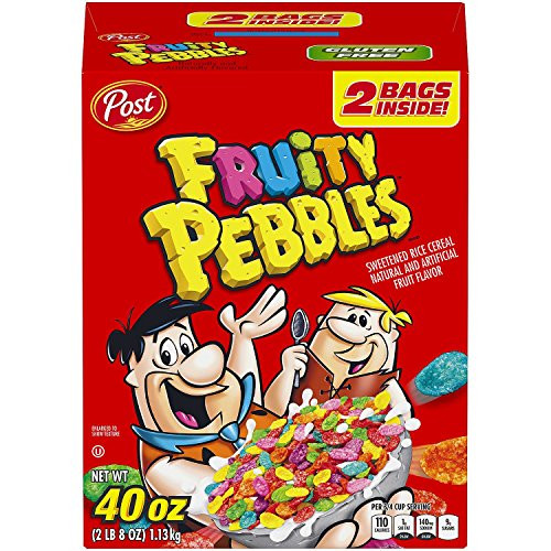 Post Fruity Pebbles Cereal 20 Ounce  2 Pack