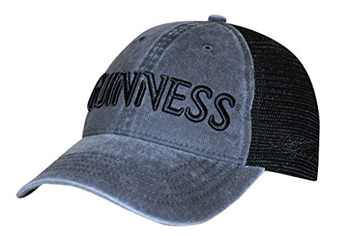 Guinness Label Black  Grey Baseball Cap