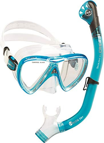 Cressi Ikarus  Orion Dry Translucent Aqua Clear/Translucent Aquamarine One Size