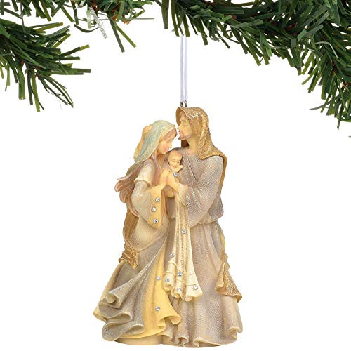 Enesco Foundations Holy Family Masterpiece Ornament 4 75  Multicolor