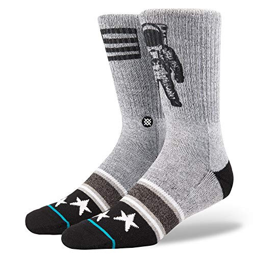 Stance Men s M556C17LAN Landed Classic Crew Sock Grey  Large