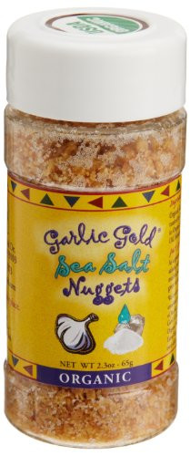 Garlic Gold Organic Nuggets Sea Salt 2 3 Ounce Pack of 6