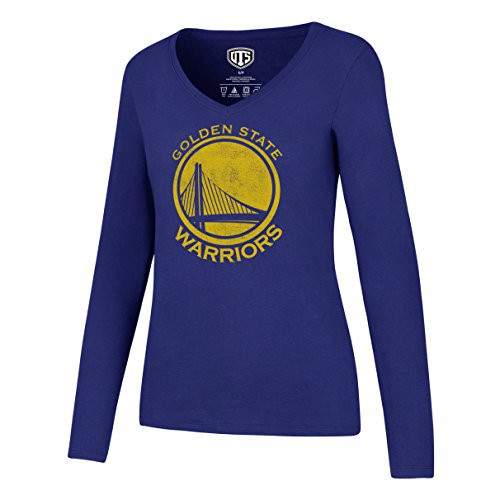 OTS NBA Golden State Warriors Women s Rival Long Sleeve Tee Distressed Logo Large OTS NBA Golden State Warriors Women s Rival Long Sleeve Tee Distressed Logo Large
