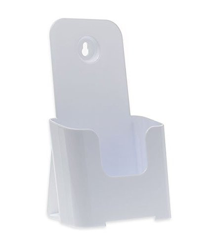 Source One Tri Fold Brochure Holder 4X9 (6 Pack, White)