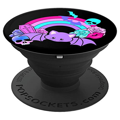 Pastel Goth Cat Bat Rainbow Coffin Bat Skull Lips Roses PopSockets Grip and Stand for Phones and Tablets Pastel Goth Cat Bat Rainbow Coffin Bat Skull Lips Roses PopSockets Grip and Stand for Phones and Tablets