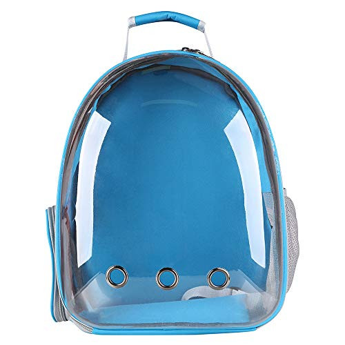 LanYao Space Capsule Pet Carrier Backpack Cat Dog Bubble Backpack Carrier Hiking Backpack AirlineApproved Travel Walking  Outdoor CarrierBlue