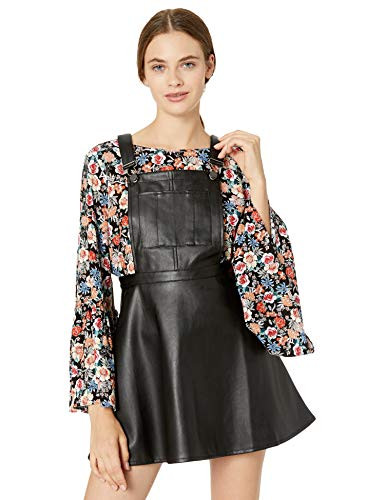 Jack by BB Dakota Junior s Love Vegan Leather Pinafore Black 6