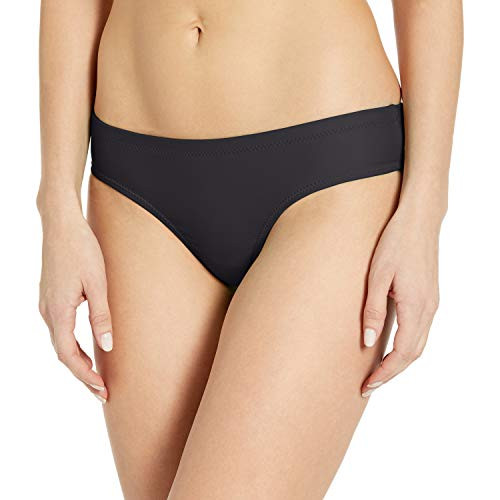 Volcom Women s Simply Solid Cheeky Swimsuit Bikini Bottom Black Extra Large