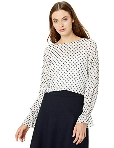 Jack by BB Dakota Junior s Still do it Swiss dot Blouse Ivory Medium