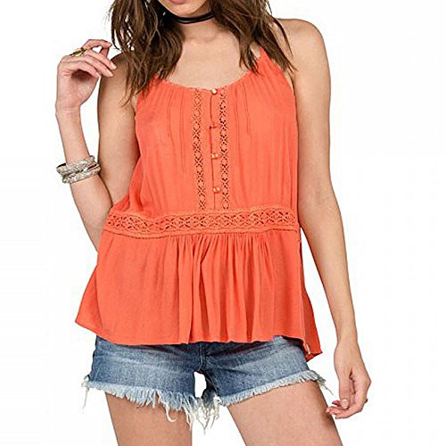 Volcom Junior s Summit Stone Lace Cami PSP XS