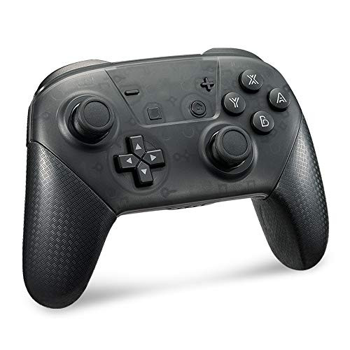 Wireless Switch Pro Controller for Nintendo Switch and Switch Lite 1000mAh Builtin Rechargeable Battery Switch Controller Switch Controller with 6Axis Somatosensory Design Black