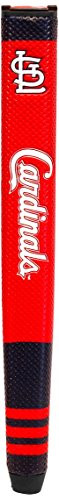 Team Golf MLB St Louis Cardinals Golf Putter Grip with Removable Gel Top Ball Marker Durable Wide Grip  Easy to Control