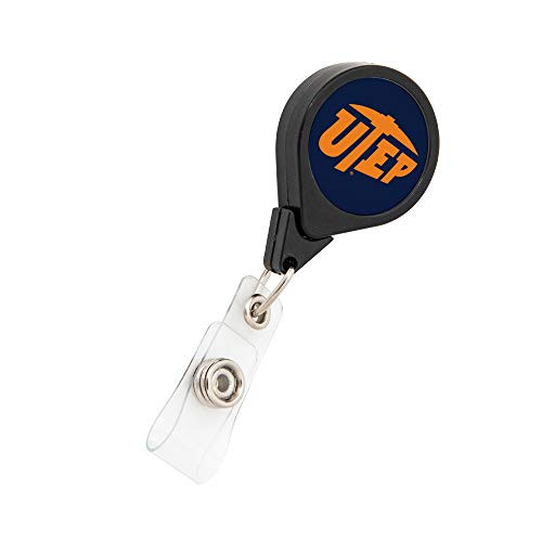 The University of Texas at El Paso UTEP Miners NCAA Retractable Badge Holder Ticket Clip Reel ID